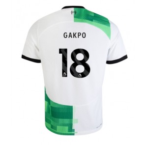 Liverpool Cody Gakpo #18 Udebanetrøje 2023-24 Kort ærmer